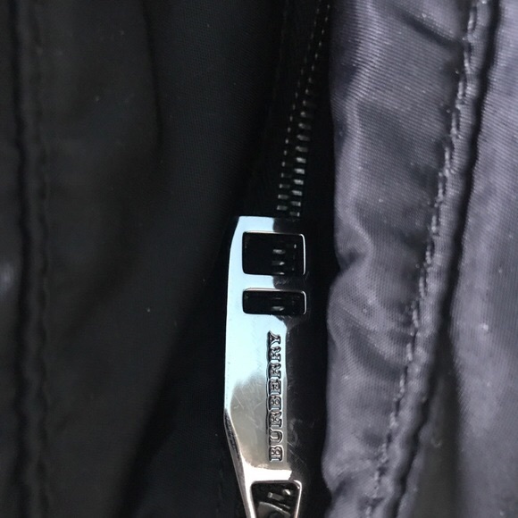 Authentic Black Burberry Bag Patent Leather Handles Handbag Tote - Picture 5 of 8